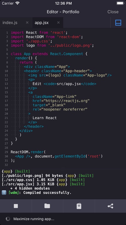 play.js - JavaScript IDE screenshot-0