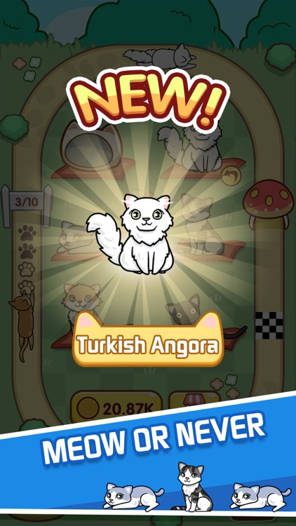 Merge Cats - Idle Runaway Game screenshot-3