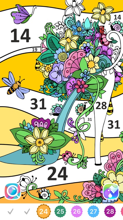 Line Art: Coloring book screenshot-7