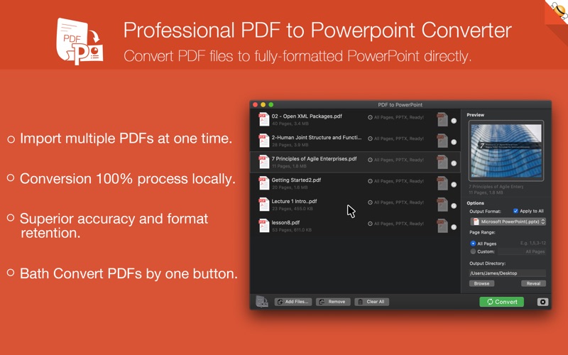 PDF to PowerPoint Pro Edition