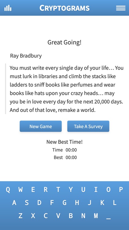 Cryptogram · Cryptoquote Game