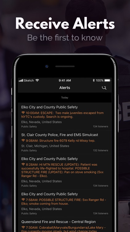 Police Scanner, Fire Radio screenshot-5