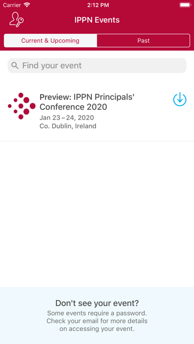 IPPN Event App screenshot 2