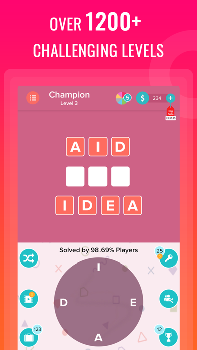 Word Champ - Word Puzzle Game. screenshot 2
