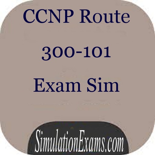 ExamSim For CCNP Route 300-101 icon