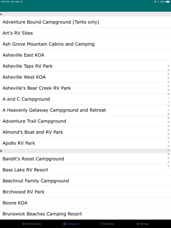 Screenshot #6 pour North & South Carolinas Camps