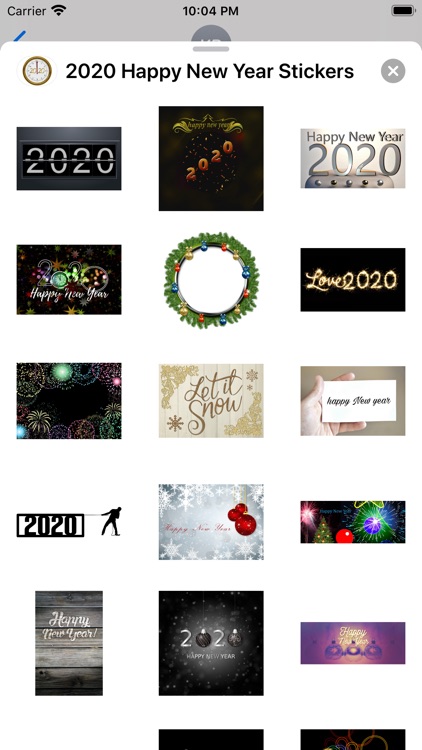 2020 Happy New Year Stickers screenshot-4