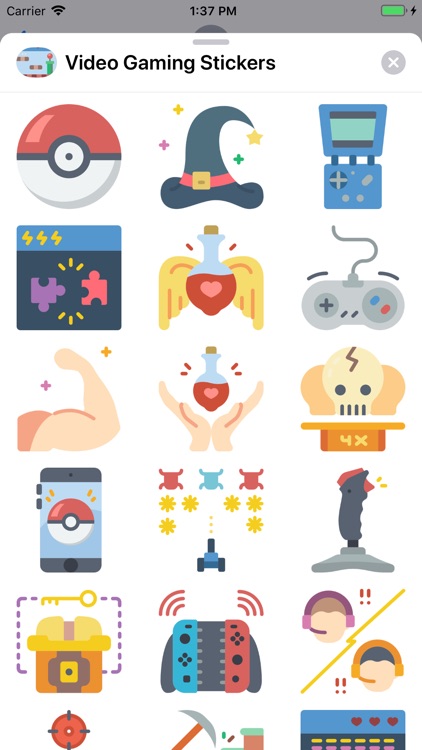 Video Gaming Stickers