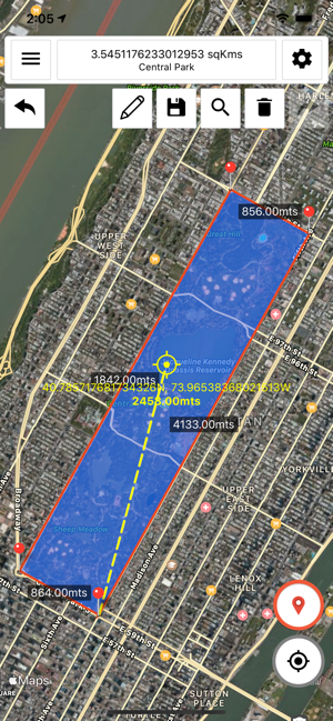 ‎Mapulator - Map Measure en App Store