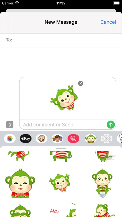 Monkey-Stickers screenshot-3
