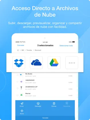Zrzut 4 AnyTrans: Archivo a Anywhere iphone