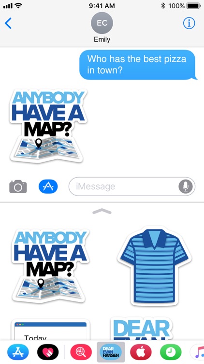 Dear Evan Hansen Stickers