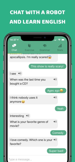 Andy English Bot 英語チャット をapp Storeで