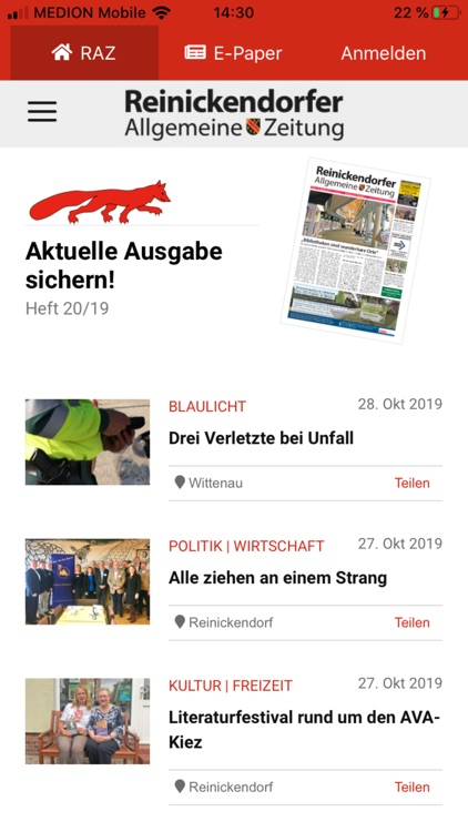 RAZ Zeitung