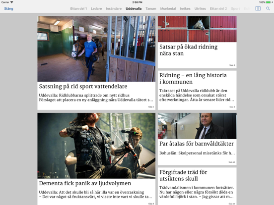 Bohusläningen E-tidning screenshot 4