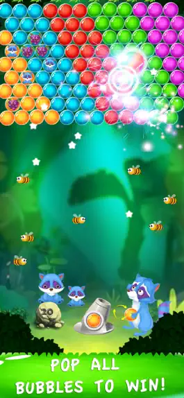 Game screenshot Bubble Raccoon Shooter apk