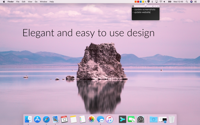 Notesey: menu bar sticky notes