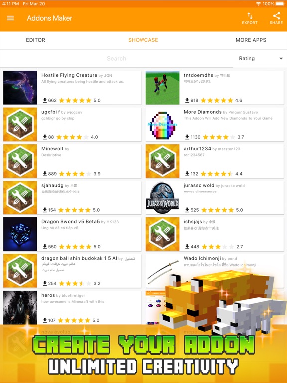 Updated Addons Maker For Minecraft Pe Pc Iphone Ipad App Download 21