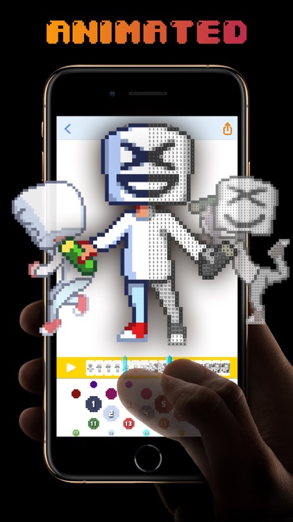 XD pixel - video coloring book