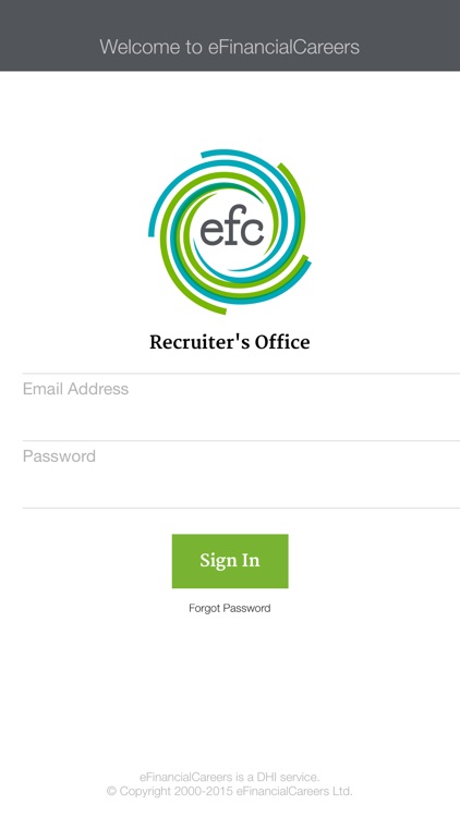 eFinancialCareers Recruiter