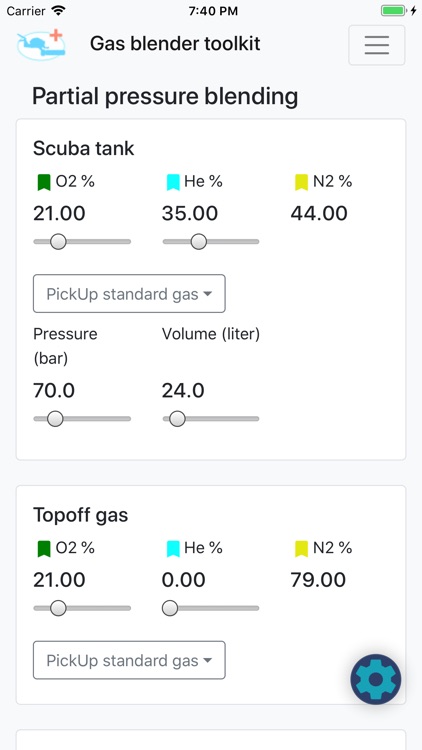 Gas blender toolkit