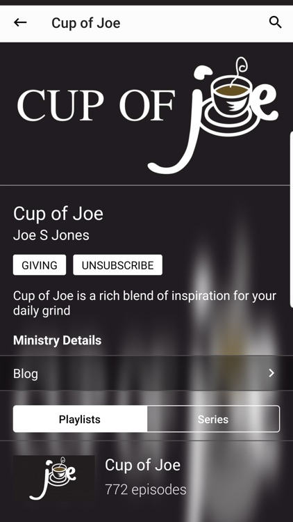 Cup Of Joe By Sermon Network