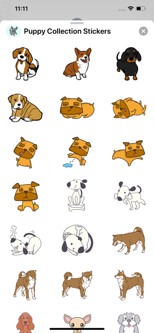 Puppy Collection Stickers(圖2)-速報App