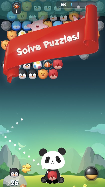 Panda Bubble Puzzle! screenshot-3