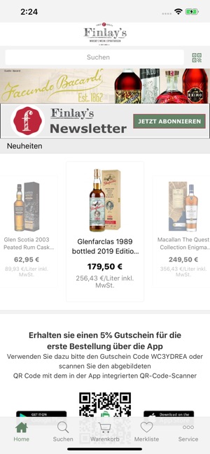 Finlays Whisky Shop