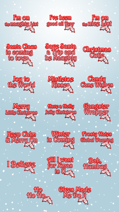 How to cancel & delete Christmas Lifestyle Messages: Holiday Stickers Set from iphone & ipad 2