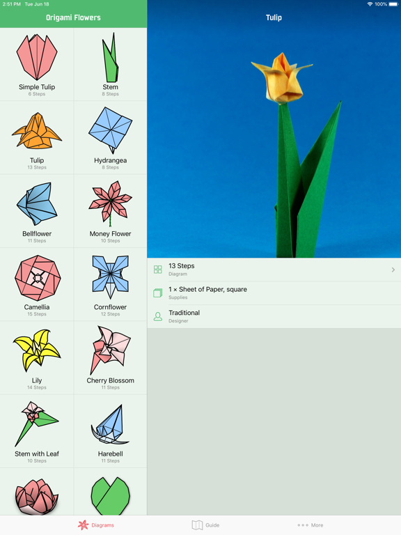 Origami Flowers screenshot