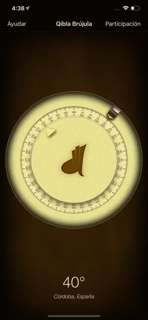 Captura 2 iSalam: Qibla brújula iphone