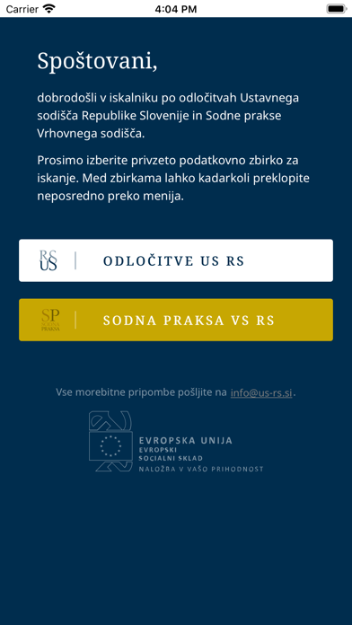 How to cancel & delete Odločitve US in drugih sodišč (Sodna praksa) from iphone & ipad 1