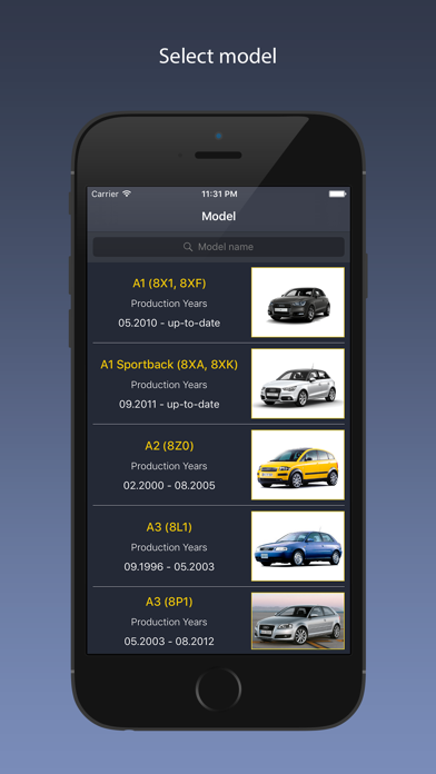 TechApp for Audi Screenshot 1