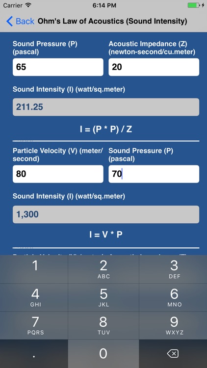 Acoustics Engineering Calc. screenshot-4