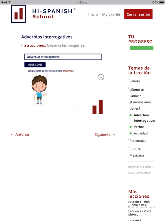 HI-SPANISH screenshot 2