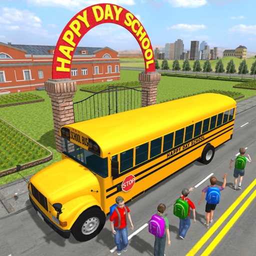 School Bus Coach Driver 2019 Icon