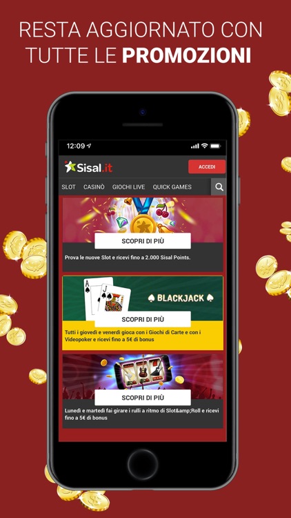 App sisal casino e slot