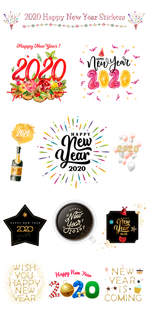 Happy New Year - 2020 Stickers(圖1)-速報App