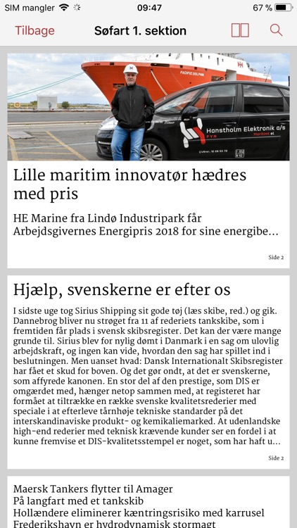 Søfart E-avis screenshot-3