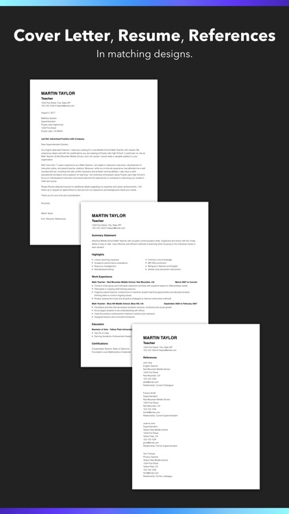 Resume Builder by Nobody screenshot-4