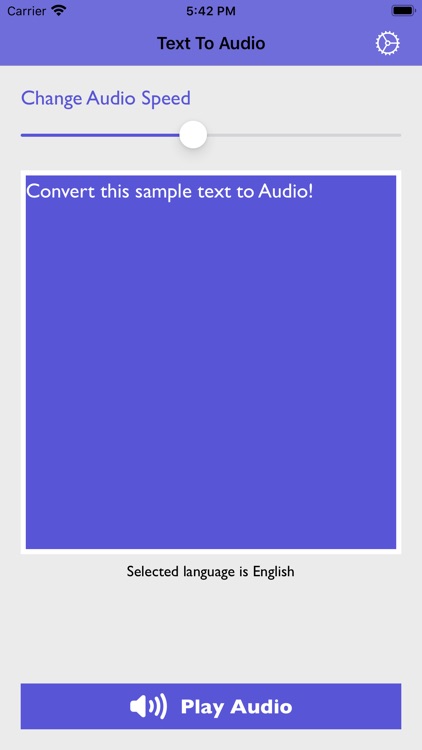 Text To Audio Converter