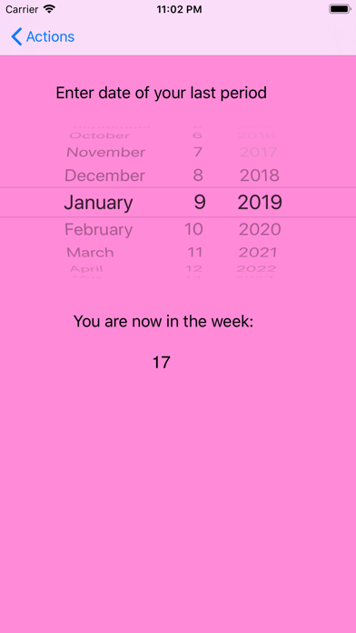 Pregnancy Info Week by Week screenshot 2