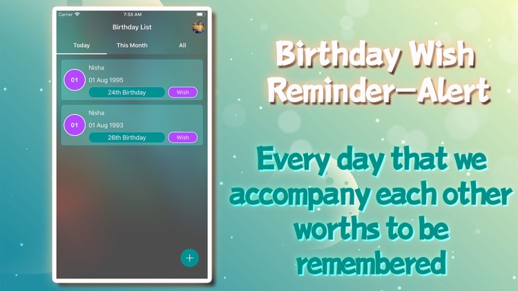 Birthday Wish Reminder-Alert