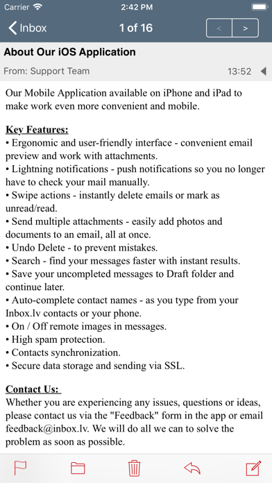 How to cancel & delete inbox.eu from iphone & ipad 1