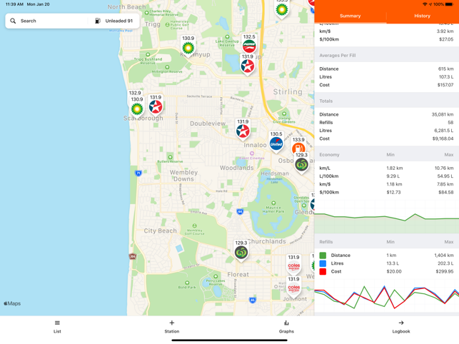 ‎Fuel Map Australia Screenshot