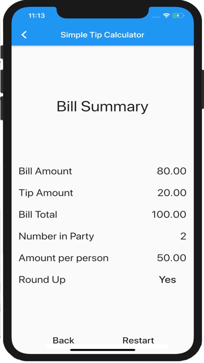 Simple Tip Calc.