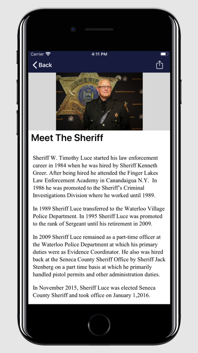 Seneca County Sheriff's Office screenshot 2