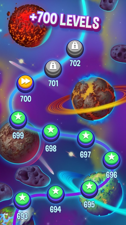Aliens in Chains Space Puzzle screenshot-3