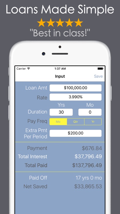 Loan Calculator PRO - Mortgage